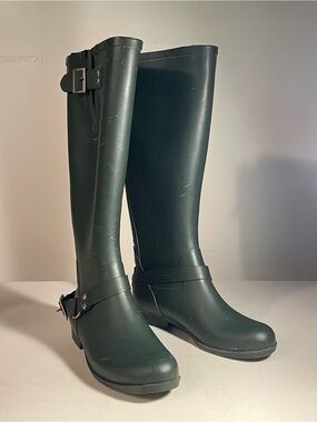 Steve Madden Tsunami Tall Rubber Rain Boots - Women's Size 7